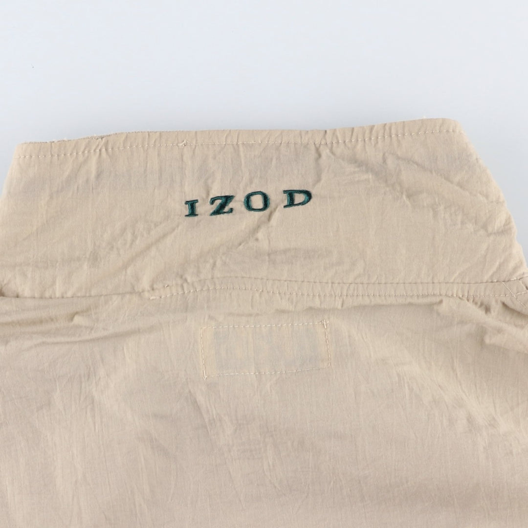 Lacoste IZOD Nylon Jacket, Men's Size L (approx.) Nylon Beige type Vintage Second Hand