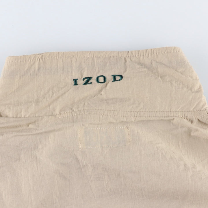 Lacoste IZOD Nylon Jacket, Men's Size L (approx.) Nylon Beige type Vintage Second Hand
