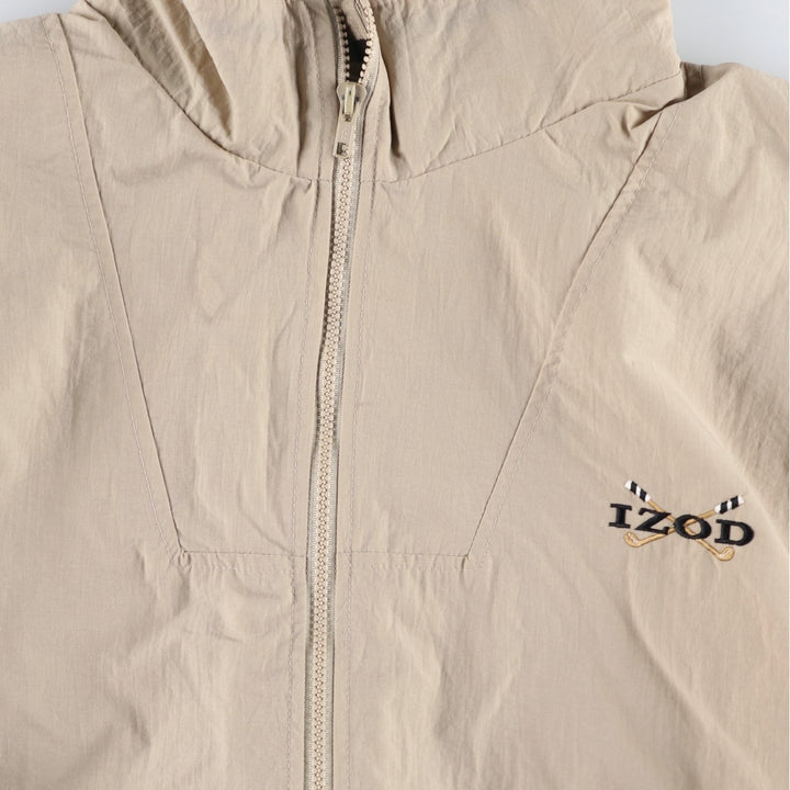 Lacoste IZOD Nylon Jacket, Men's Size L (approx.) Nylon Beige type Vintage Second Hand