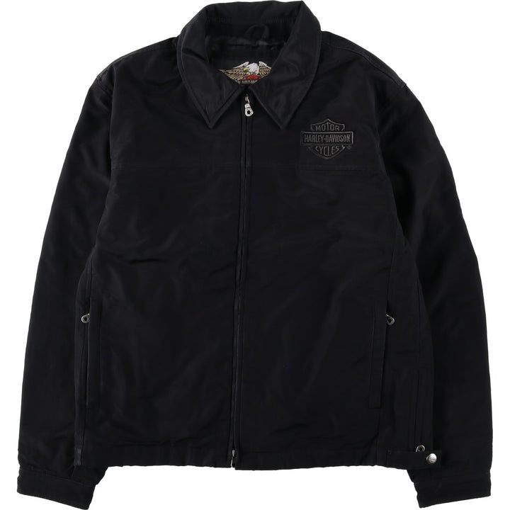 Harley-Davidson jacket, men's size M (equivalent to size M) unclear black type Vintage Second Hand