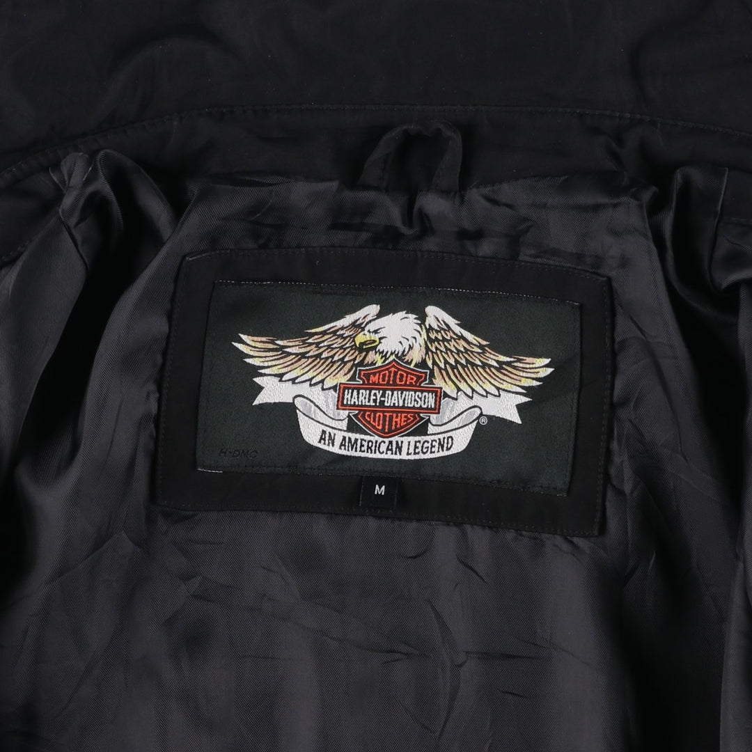 Harley-Davidson jacket, men's size M (equivalent to size M) unclear black type Vintage Second Hand