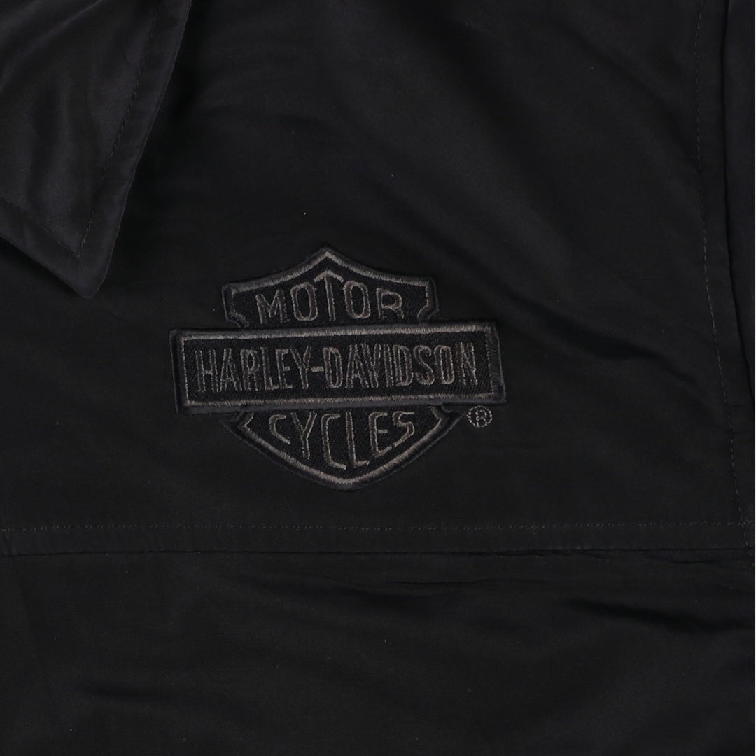 Harley-Davidson jacket, men's size M (equivalent to size M) unclear black type Vintage Second Hand