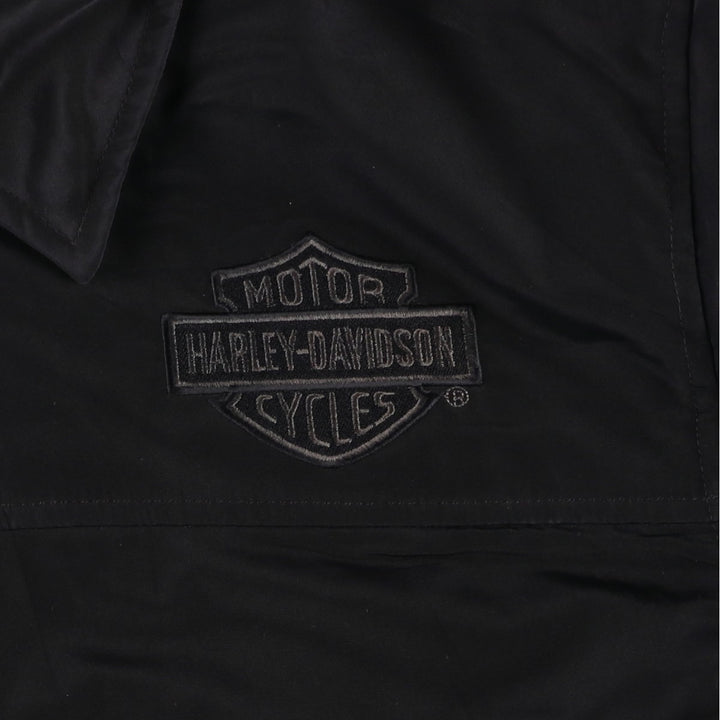 Harley-Davidson jacket, men's size M (equivalent to size M) unclear black type Vintage Second Hand