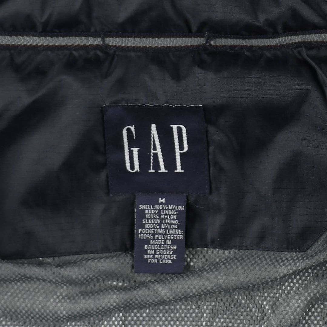 90'S GAP Vintage Ripstop Nylon Jacket, Men's Size Medium Nylon brown type Vintage Second Hand