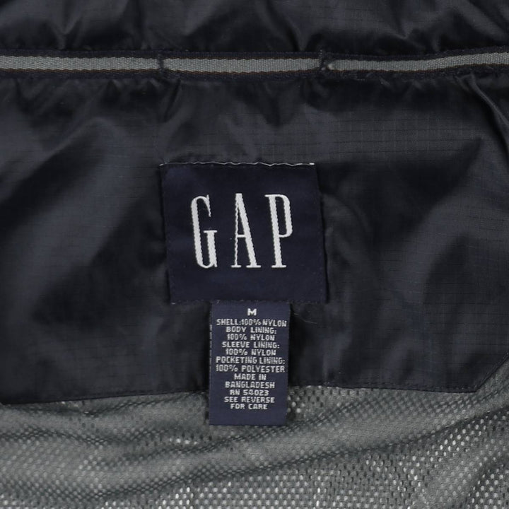 90'S GAP Vintage Ripstop Nylon Jacket, Men's Size Medium Nylon brown type Vintage Second Hand