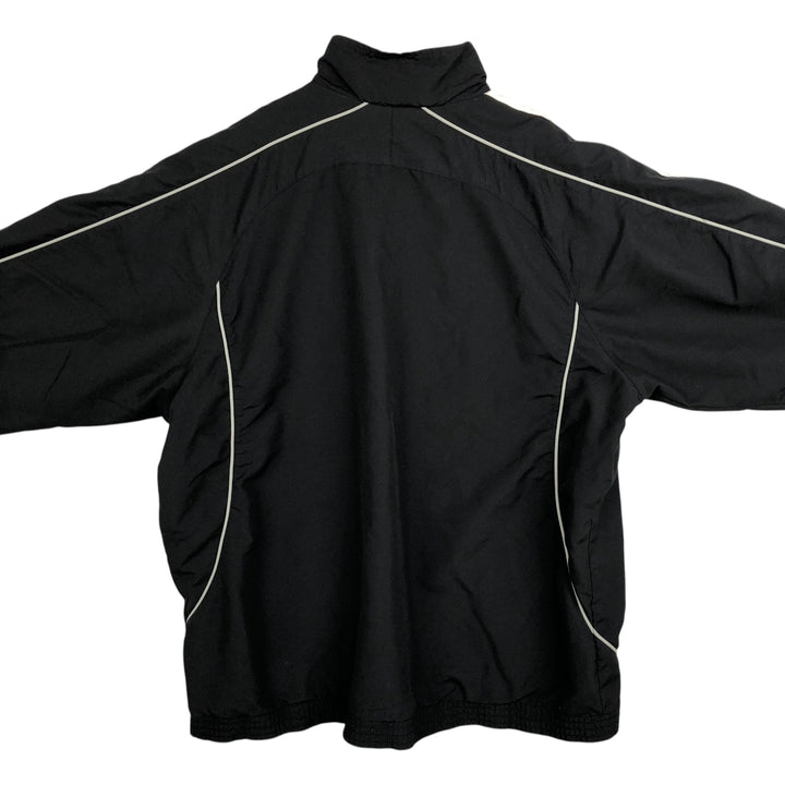 00'S adidas windbreaker, men's size L polyester black type Vintage Second Hand