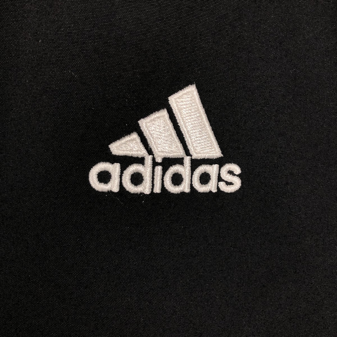 00'S adidas windbreaker, men's size L polyester black type Vintage Second Hand