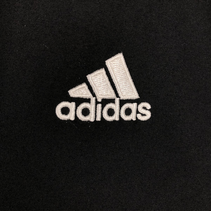 00'S adidas windbreaker, men's size L polyester black type Vintage Second Hand