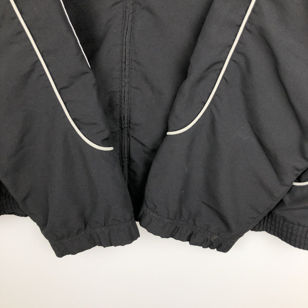 00'S adidas windbreaker, men's size L polyester black type Vintage Second Hand