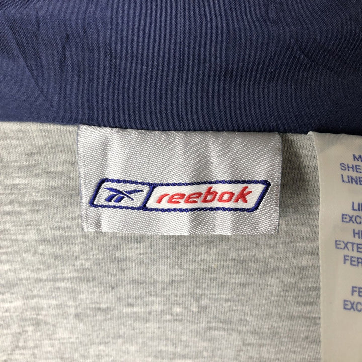 Reebok Windbreaker Men's Size L polyester navy blue type Vintage Second Hand