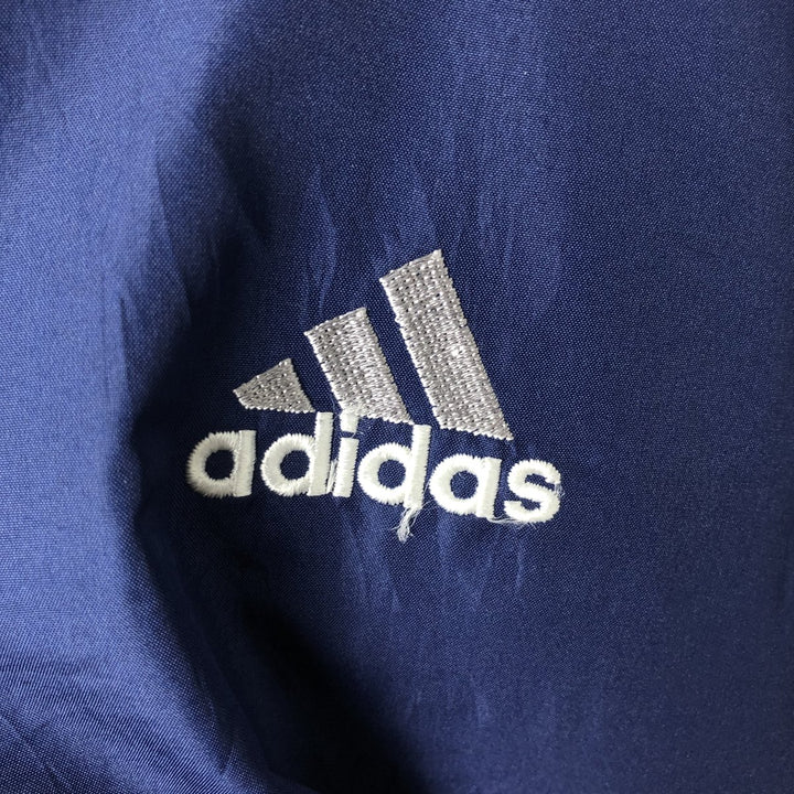 90s-00'S Adidas TEAM Reversible Windbreaker, Men's Size XL (approx.) polyester navy blue type Vintage Second Hand