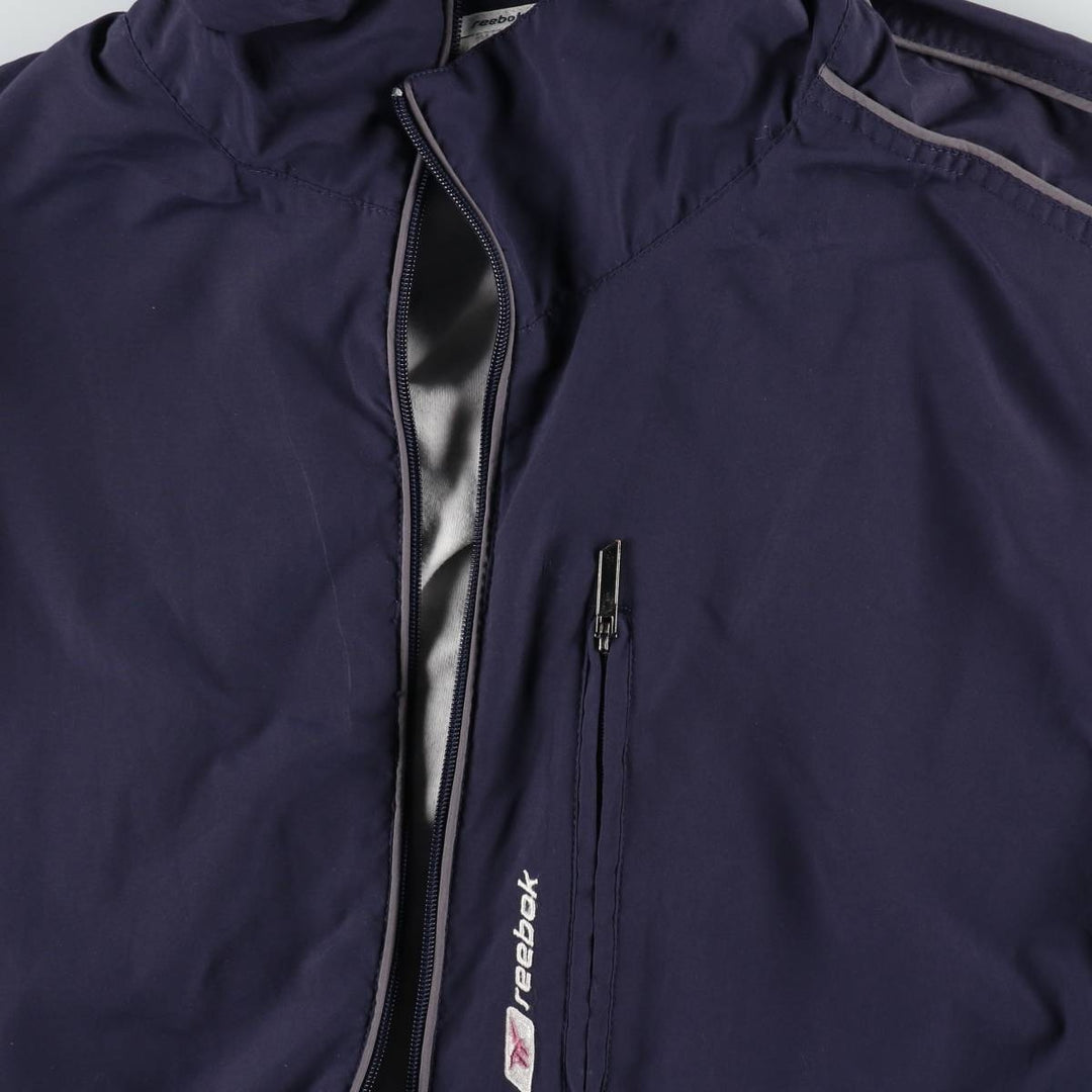 00'S Reebok Windbreaker Men's XL polyester navy blue type Vintage Second Hand