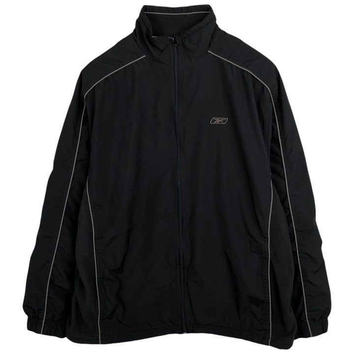 Reebok windbreaker, men's size M polyester black type Vintage Second Hand