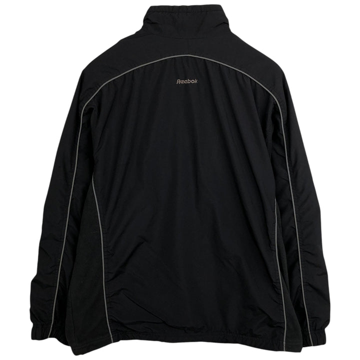 Reebok windbreaker, men's size M polyester black type Vintage Second Hand