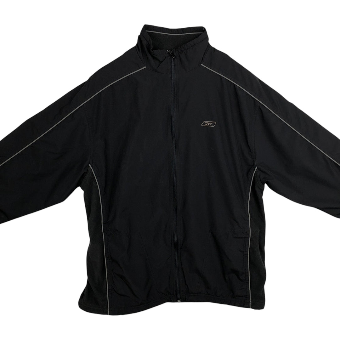Reebok windbreaker, men's size M polyester black type Vintage Second Hand