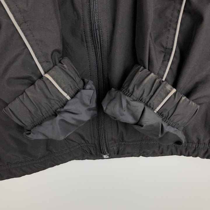 Reebok windbreaker, men's size M polyester black type Vintage Second Hand