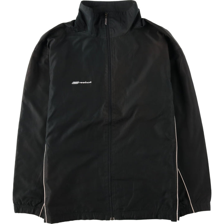 00s~ Reebok Windbreaker Men's M size polyester black type Vintage Second Hand