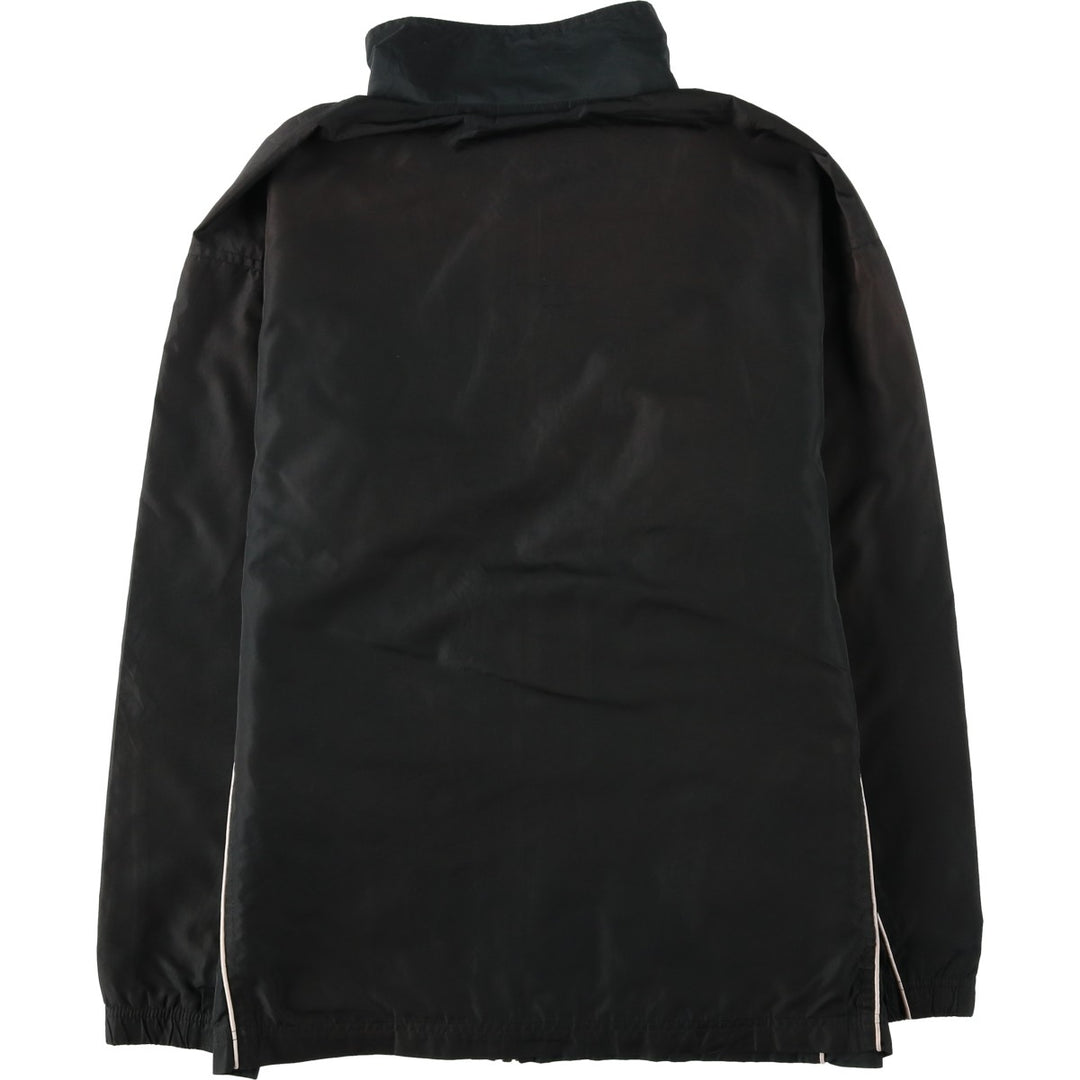 00s~ Reebok Windbreaker Men's M size polyester black type Vintage Second Hand