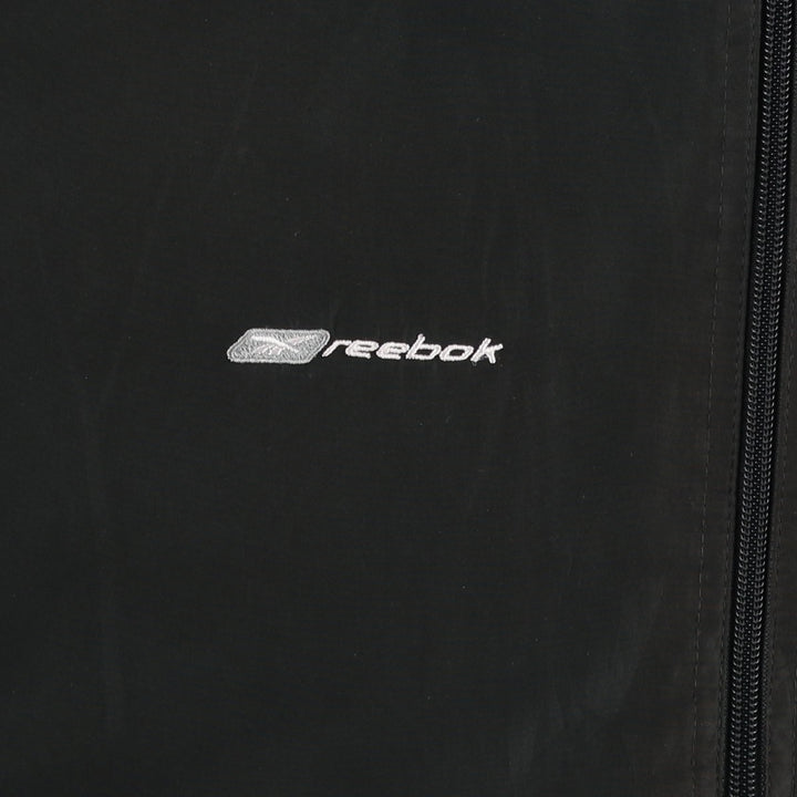 00s~ Reebok Windbreaker Men's M size polyester black type Vintage Second Hand