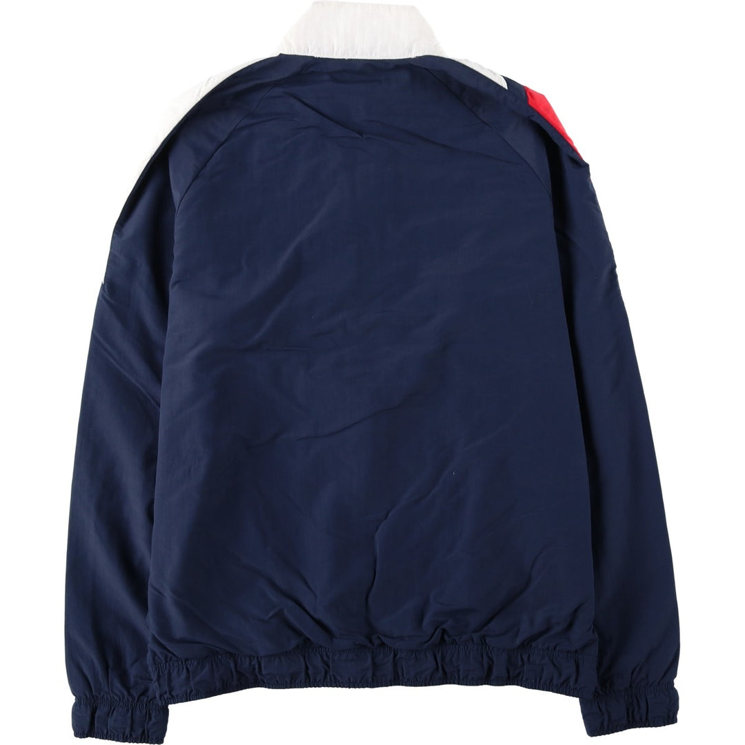 Reebok nylon jacket, men's size XL (approx.) Nylon navy blue type Vintage Second Hand