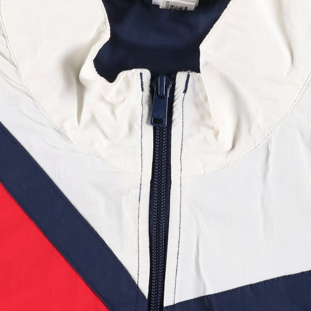 Reebok nylon jacket, men's size XL (approx.) Nylon navy blue type Vintage Second Hand