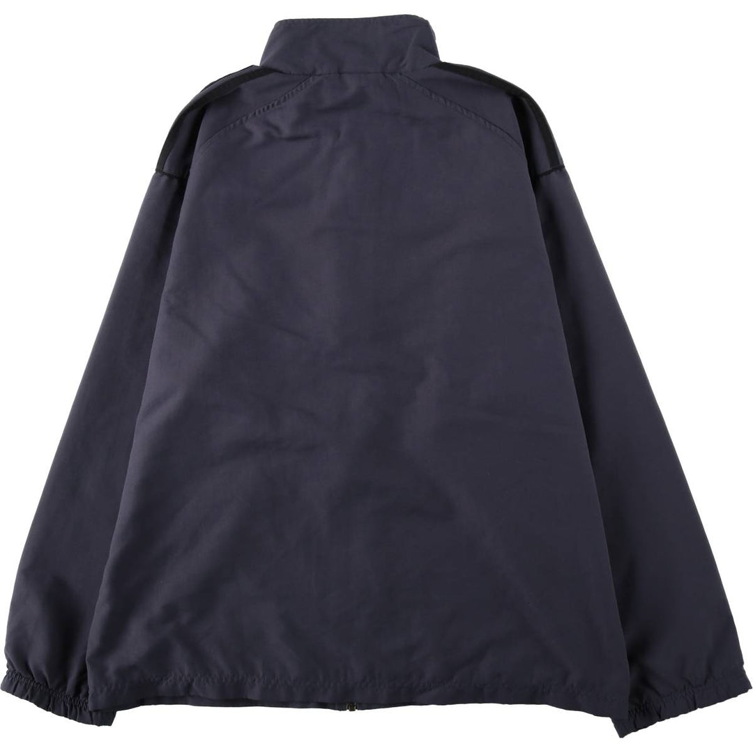 00'S adidas windbreaker, men's size L polyester Charcoal Vintage Second Hand