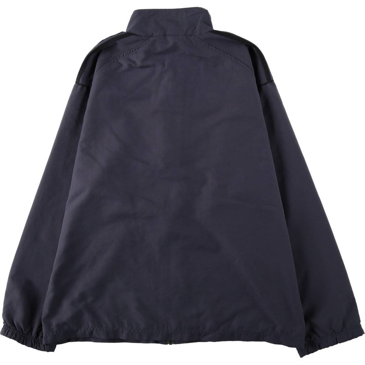 00'S adidas windbreaker, men's size L polyester Charcoal Vintage Second Hand