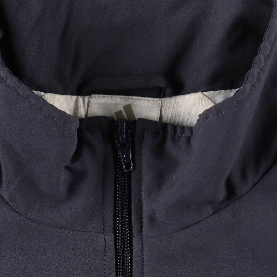 00'S adidas windbreaker, men's size L polyester Charcoal Vintage Second Hand