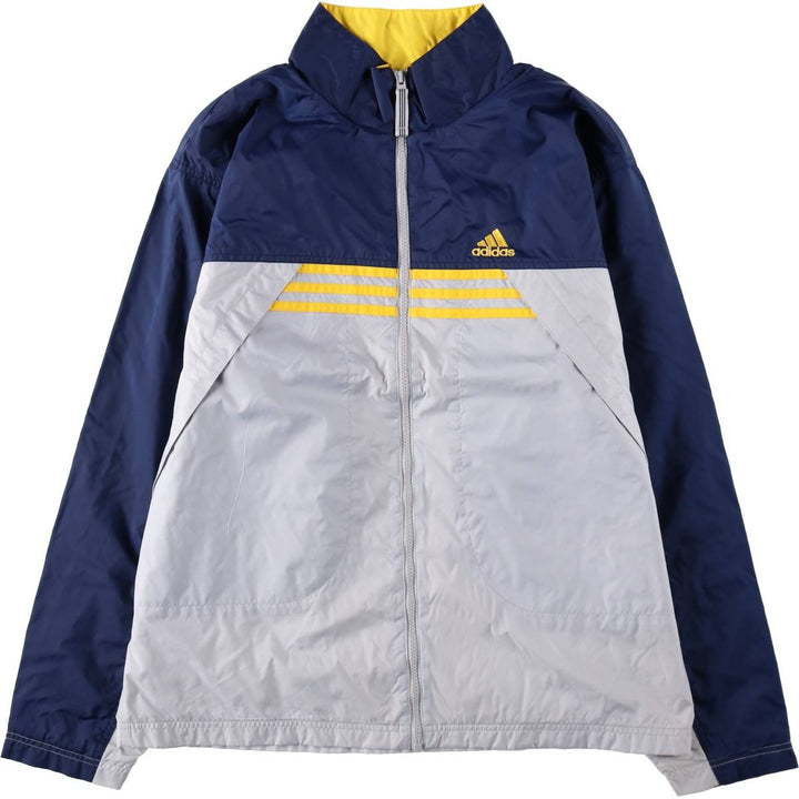 2000'S Adidas nylon jacket, men's size M Nylon gray type Vintage Second Hand