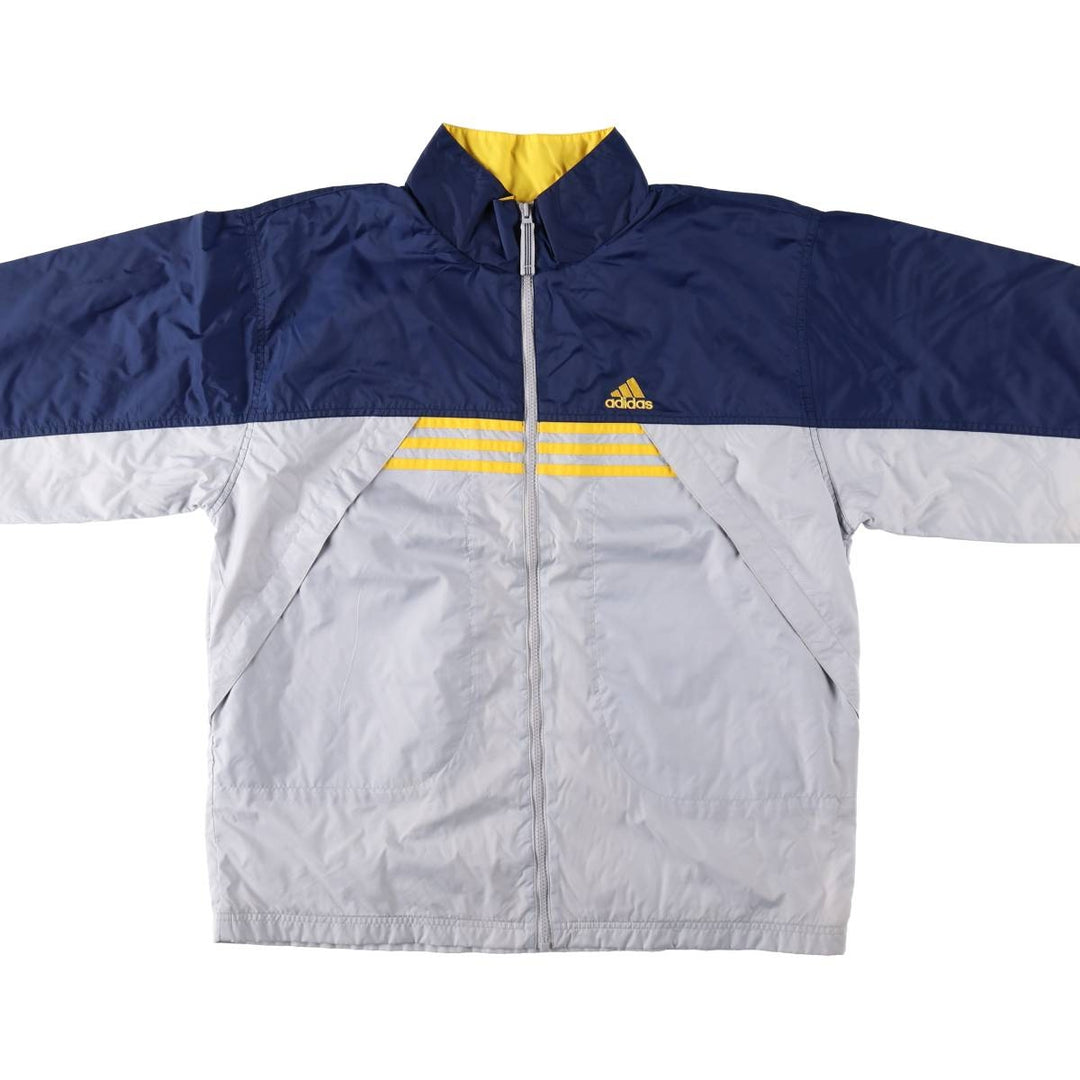 2000'S Adidas nylon jacket, men's size M Nylon gray type Vintage Second Hand