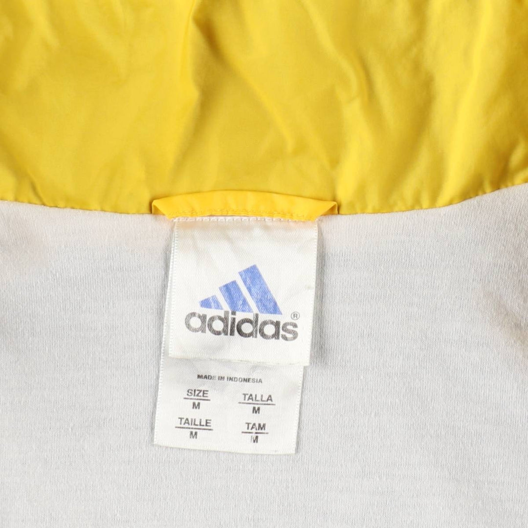 2000'S Adidas nylon jacket, men's size M Nylon gray type Vintage Second Hand