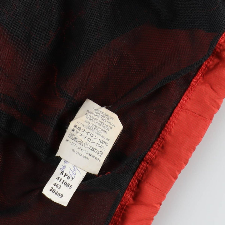 2000'S Oakley Nylon Parka, Men's Size L (approx.) Nylon orange type Vintage Second Hand