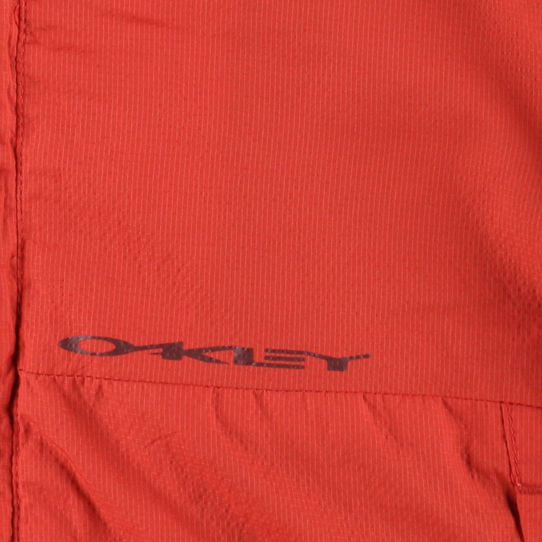 2000'S Oakley Nylon Parka, Men's Size L (approx.) Nylon orange type Vintage Second Hand