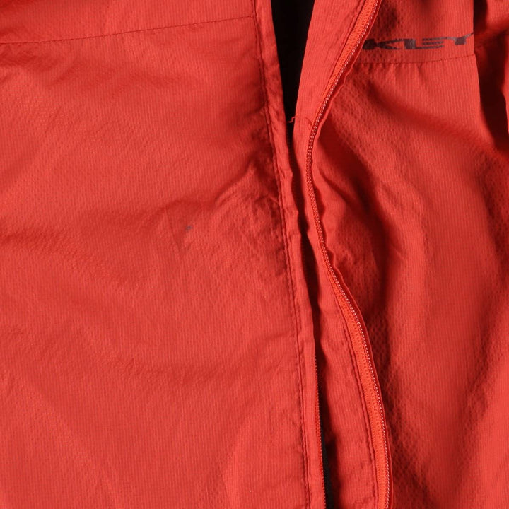 2000'S Oakley Nylon Parka, Men's Size L (approx.) Nylon orange type Vintage Second Hand