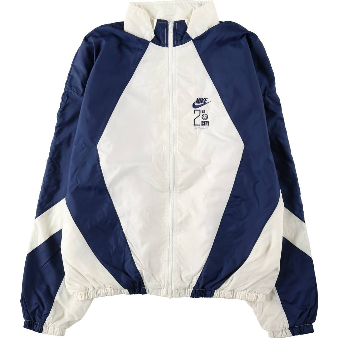 90'S Nike NIKE Nylon Jacket Men's Size L Vintage Nylon pale white type Vintage Second Hand