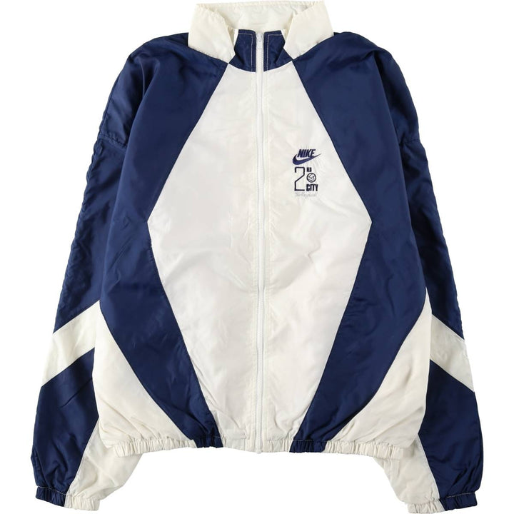 90'S Nike NIKE Nylon Jacket Men's Size L Vintage Nylon pale white type Vintage Second Hand
