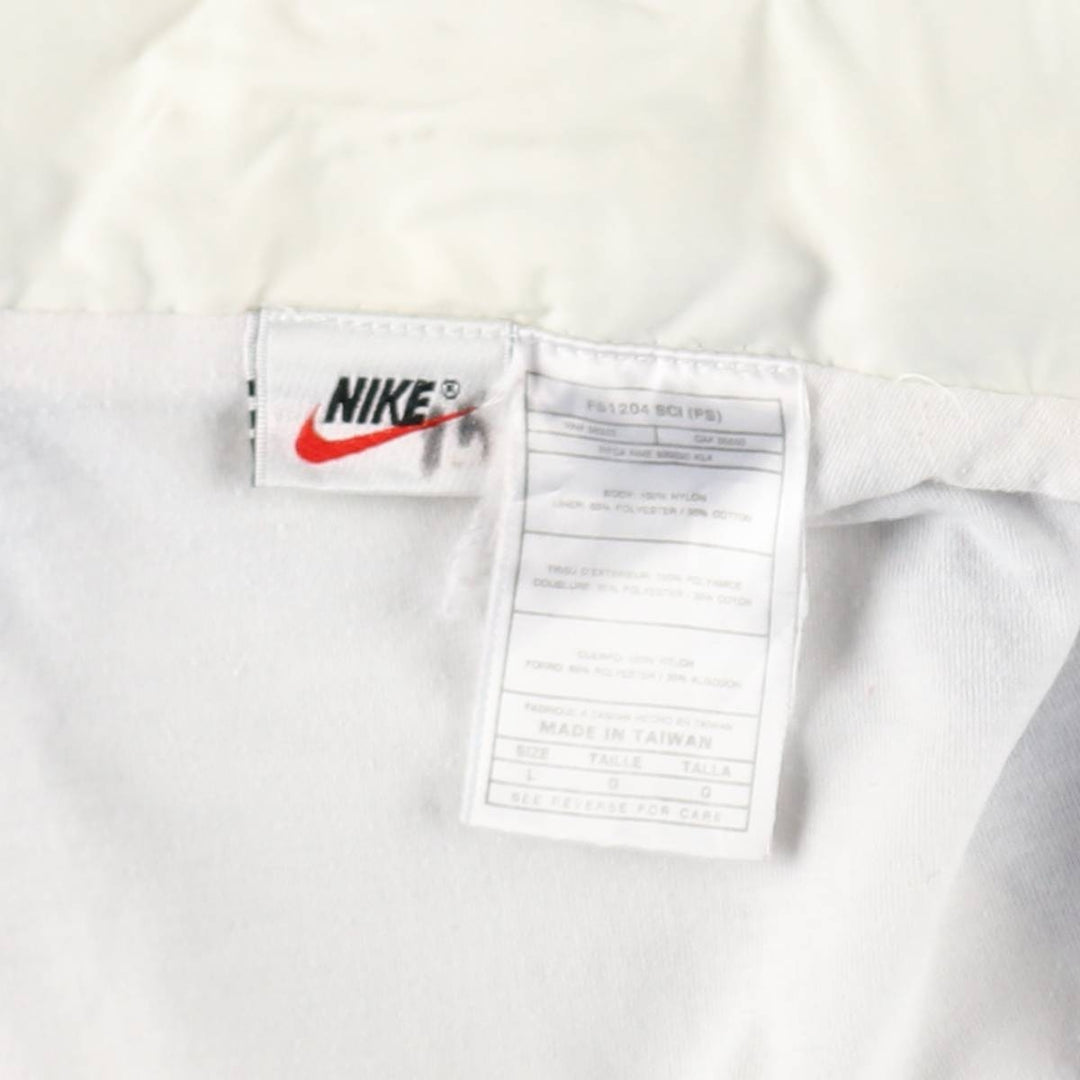 90'S Nike NIKE Nylon Jacket Men's Size L Vintage Nylon pale white type Vintage Second Hand