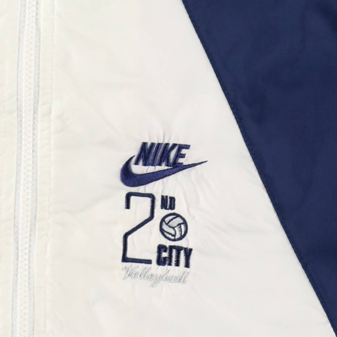 90'S Nike NIKE Nylon Jacket Men's Size L Vintage Nylon pale white type Vintage Second Hand