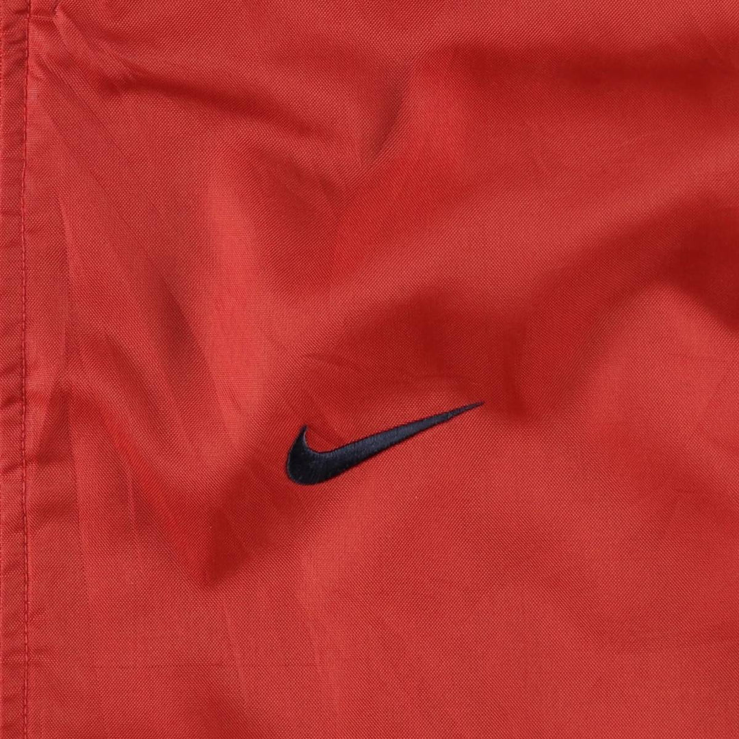 90'S Nike Padded Parka Puffer Jacket Men's Medium Vintage Nylon red type Vintage Second Hand