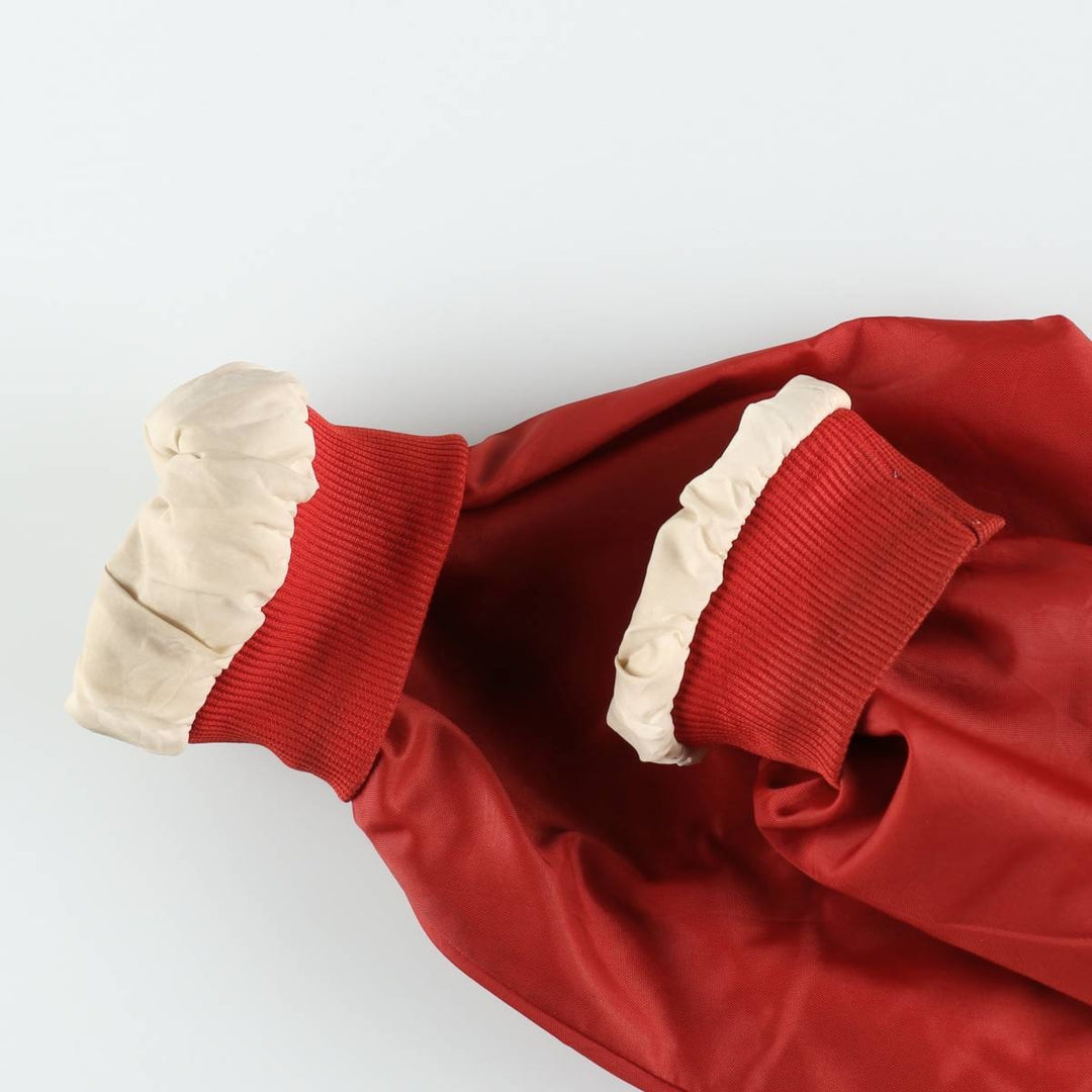 90'S Nike Padded Parka Puffer Jacket Men's Medium Vintage Nylon red type Vintage Second Hand