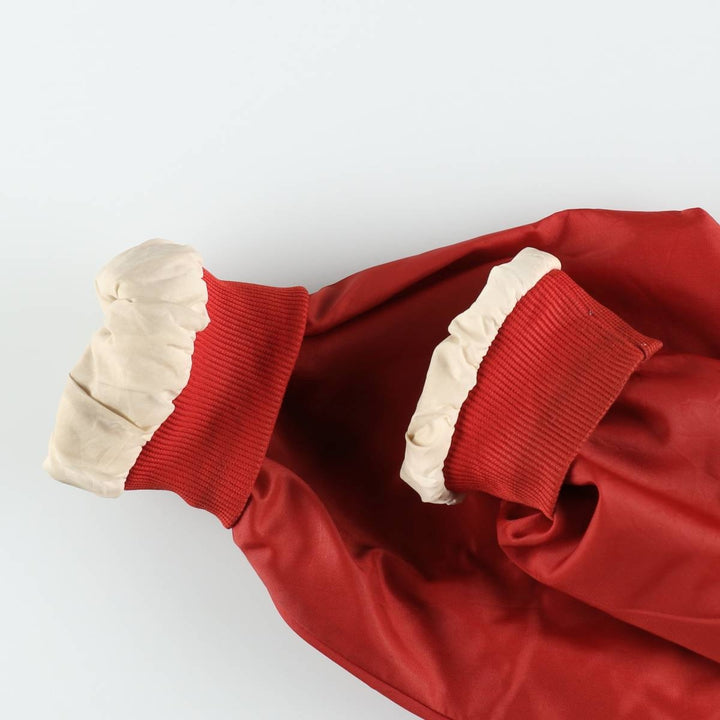 90'S Nike Padded Parka Puffer Jacket Men's Medium Vintage Nylon red type Vintage Second Hand
