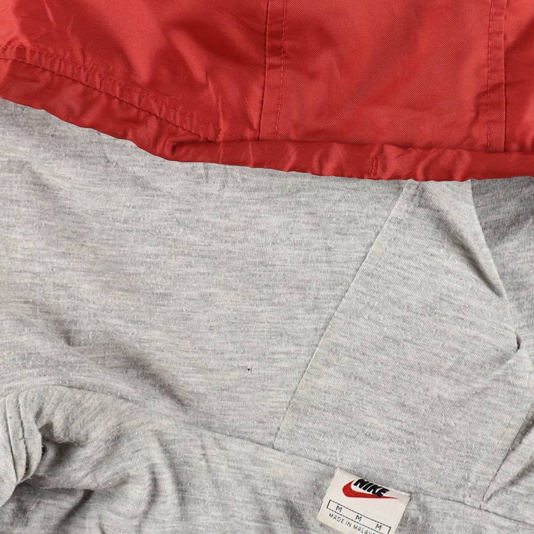 90'S Nike Padded Parka Puffer Jacket Men's Medium Vintage Nylon red type Vintage Second Hand