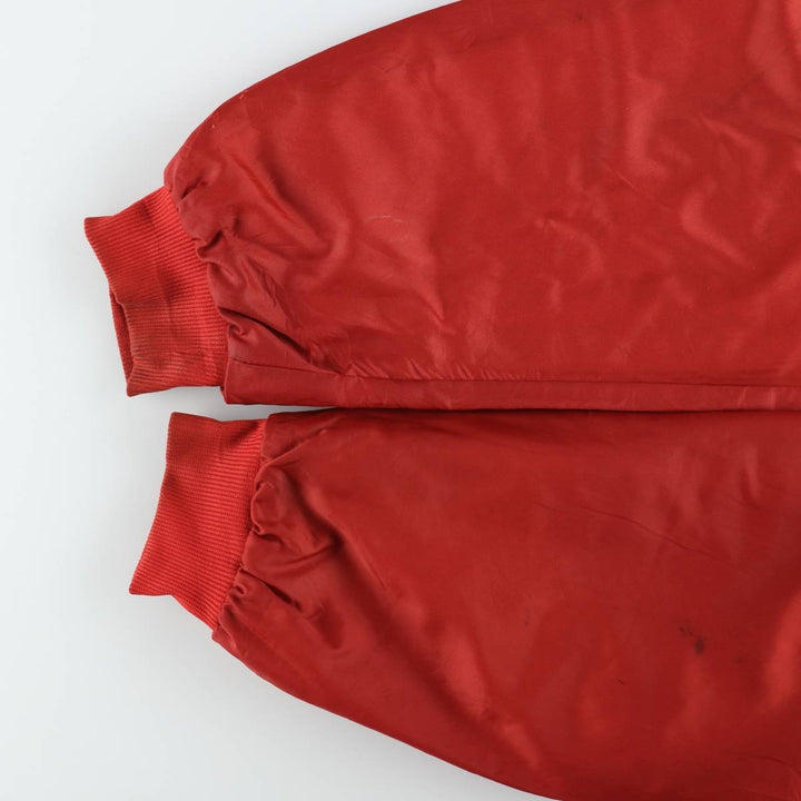 90'S Nike Padded Parka Puffer Jacket Men's Medium Vintage Nylon red type Vintage Second Hand