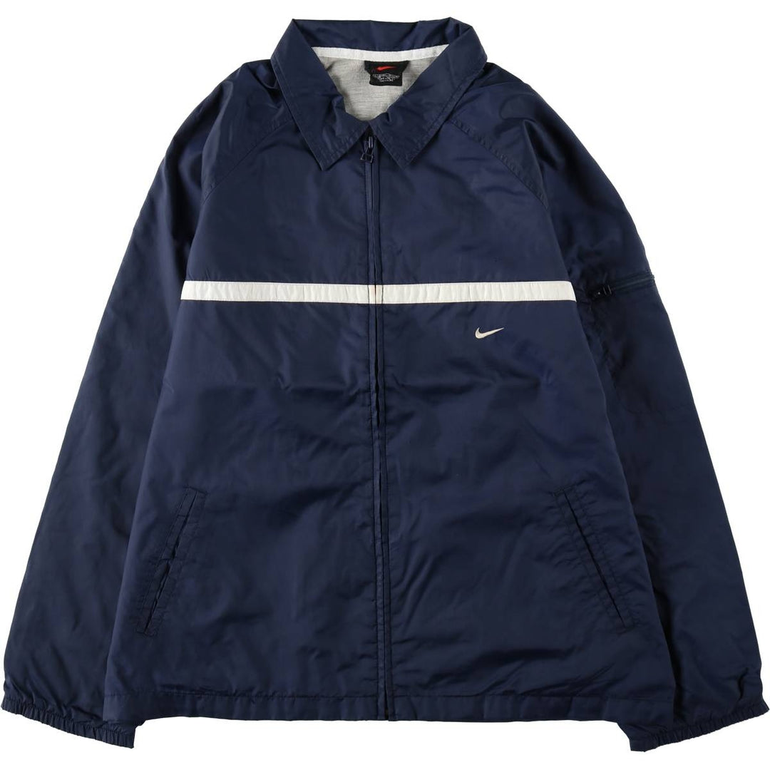 90'S Nike NIKE Nylon Jacket Men's M Size Vintage Nylon navy blue type Vintage Second Hand