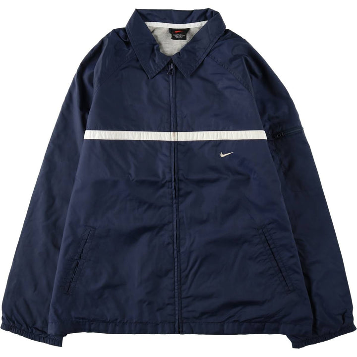 90'S Nike NIKE Nylon Jacket Men's M Size Vintage Nylon navy blue type Vintage Second Hand