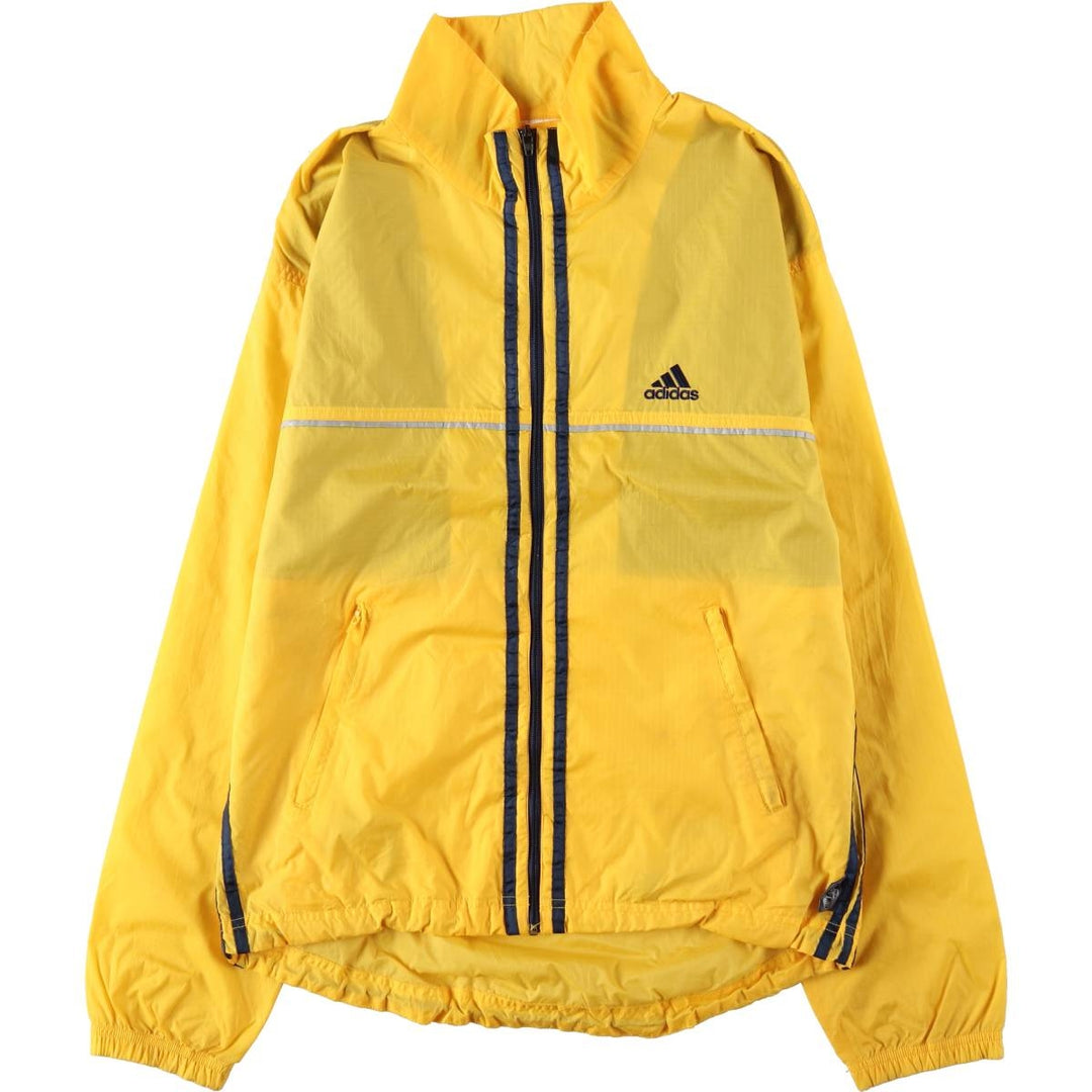90s-00'S Adidas ripstop nylon jacket, men's size M equivalent, vintage. polyamide yellow type Vintage Second Hand