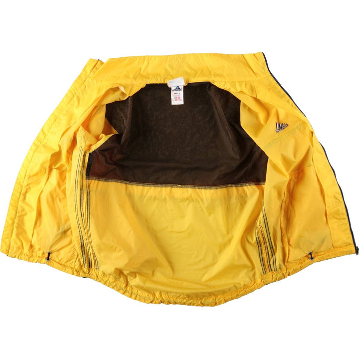 90s-00'S Adidas ripstop nylon jacket, men's size M equivalent, vintage. polyamide yellow type Vintage Second Hand