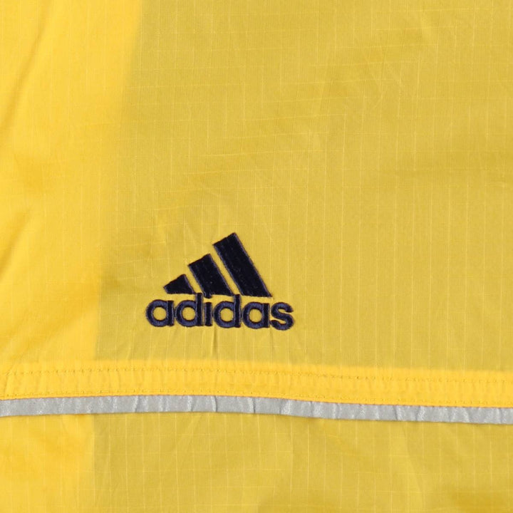 90s-00'S Adidas ripstop nylon jacket, men's size M equivalent, vintage. polyamide yellow type Vintage Second Hand