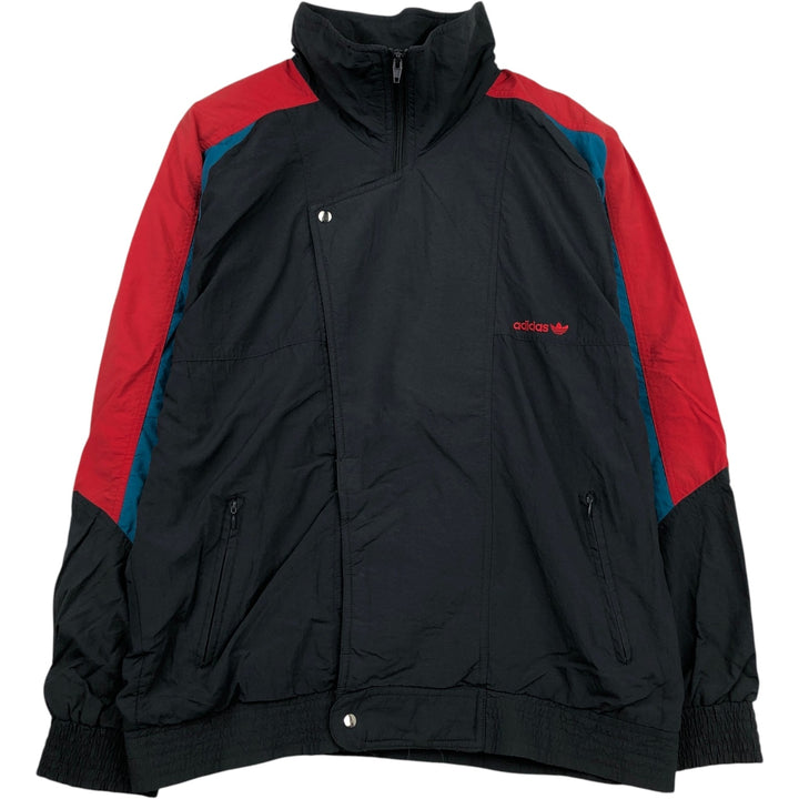 Vintage 80s-90'S Adidas nylon jacket, size S, men's Nylon black type Vintage Second Hand