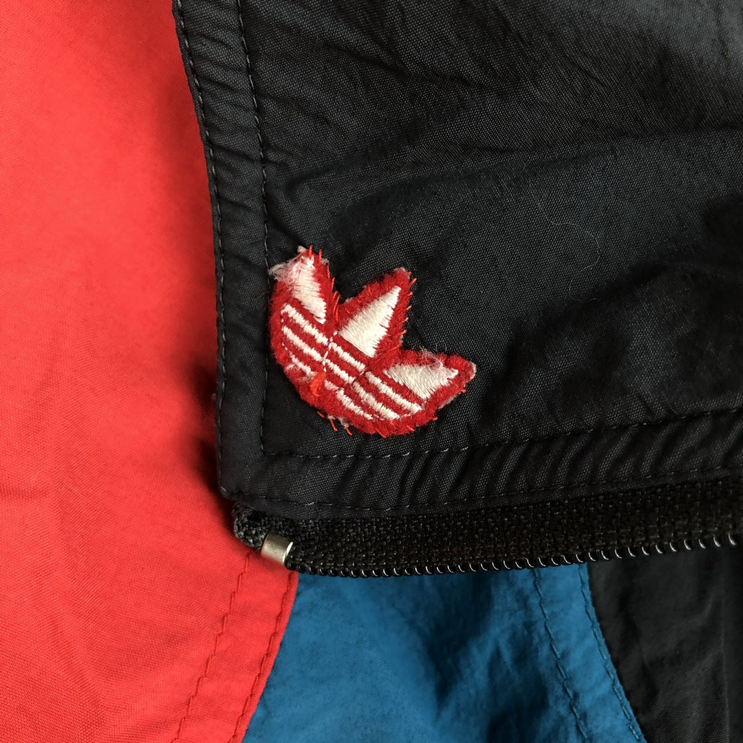 Vintage 80s-90'S Adidas nylon jacket, size S, men's Nylon black type Vintage Second Hand